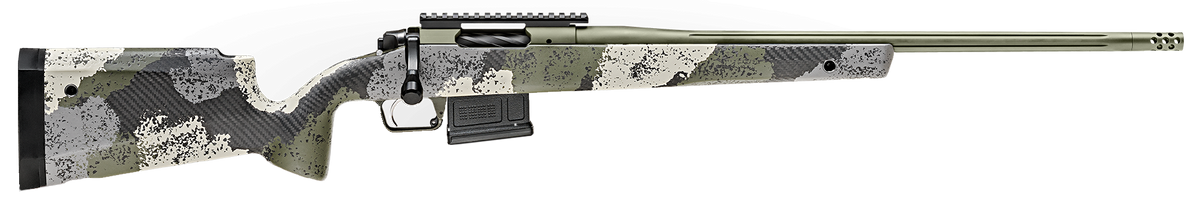 Springfield Armory Model 2020 WayPoint 6.5 Creedmoor 22" 5+1 Bolt Action Rifle - Evergreen Camo
