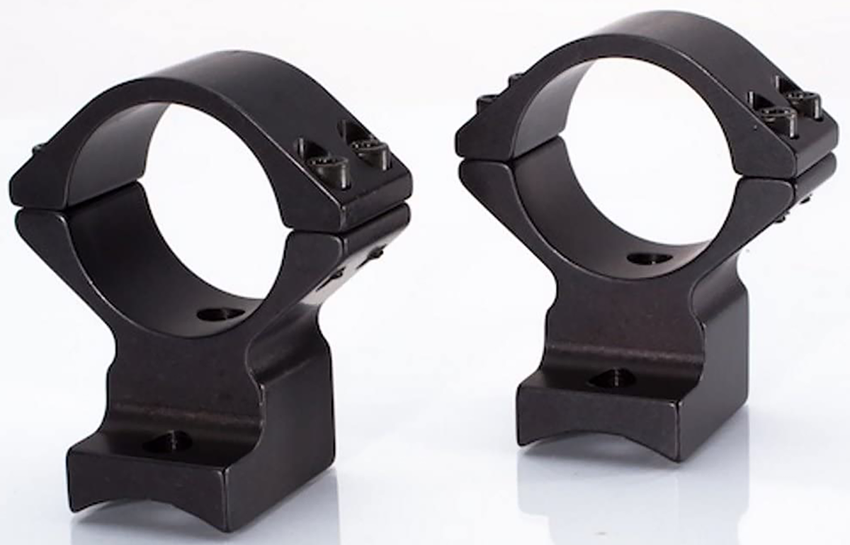 Talley 940000 Scope Mount/Ring Combo 1" Medium Rings 0 MOA Black Anodized - Browning A-Bolt/A-Bolt II
