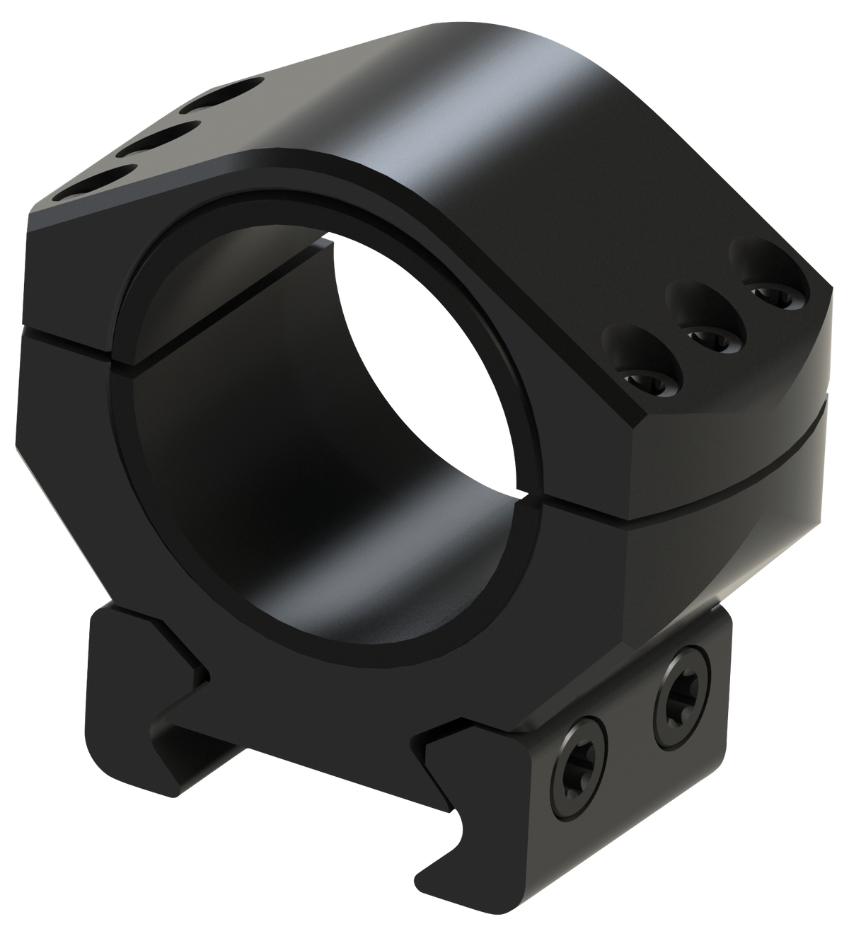 Burris XTR Signature Rings 30mm 1" Height Matte Black - 2-Pc Picatinny/Weaver