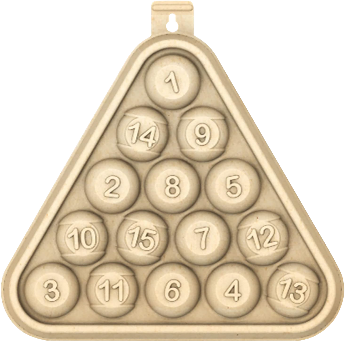 Birchwood Casey 3D Pool Rack Target 15.75" Tan 3 Per Pack