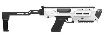 Meta Tactical MX-1 Glock Conversion Kit with Folding Stabilizer - White