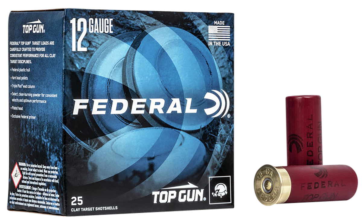 Federal Top Gun 12 Gauge 2.75" 1-1/8 oz 8 Shot - Box or Case