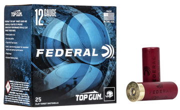 Federal Top Gun 12 Gauge 2.75" 1-1/8 oz 8 Shot - Box or Case