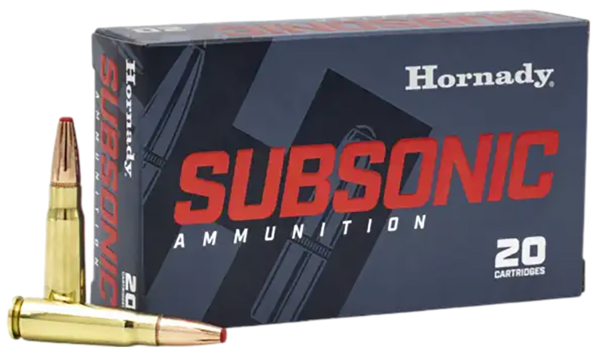 Hornady Subsonic 7.62x39mm 255gr Sub-X Rifle Ammo - Box or Case