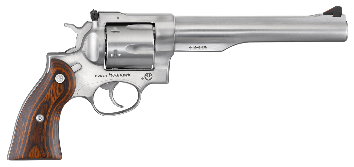 Ruger Redhawk 44 Special/44 Rem Mag 7.5" 6-Rd DA/SA Revolver - Satin Stainless