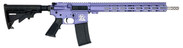 Great Lakes Firearms GL15 AR-15 223 Wylde 16" 30+1 Semi-Auto Rifle - Wild Orchid Cerakote