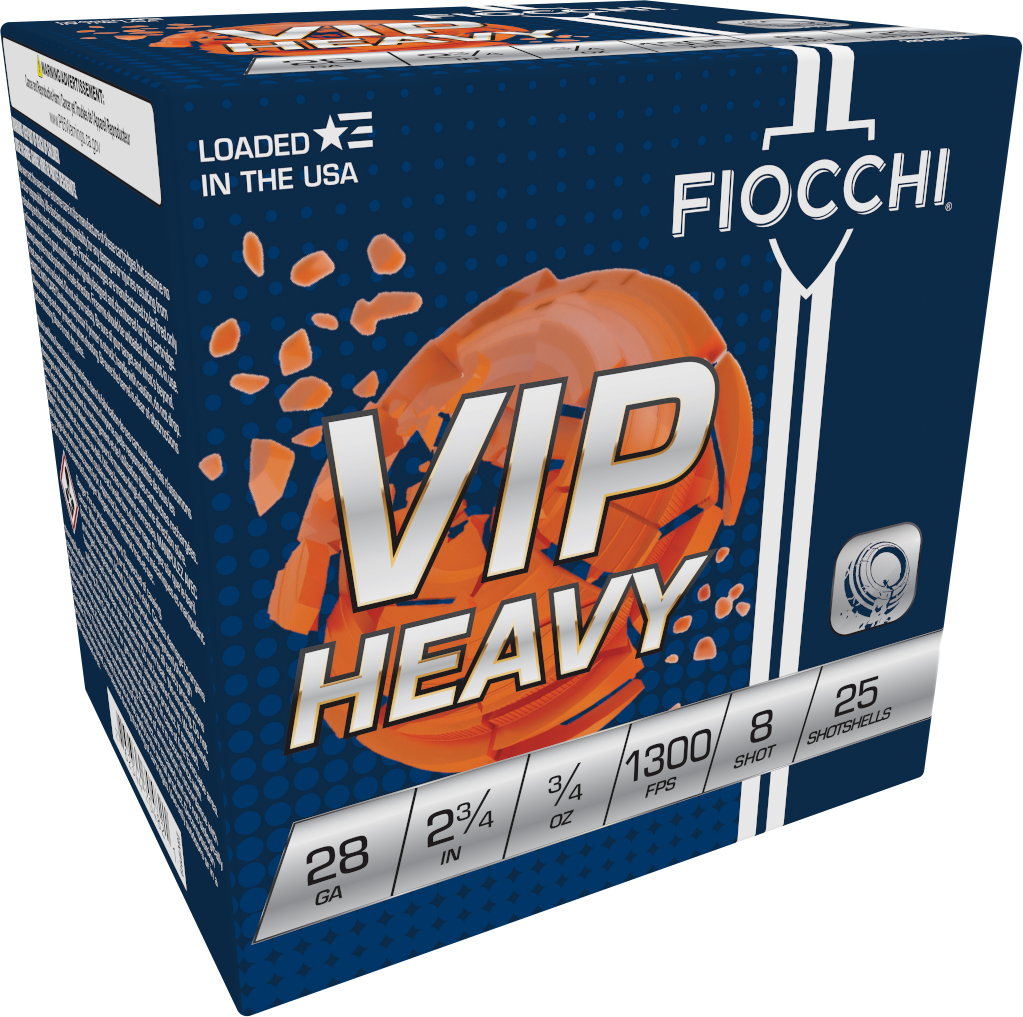 Fiocchi Exacta Target VIP Heavy 28 Gauge 2.75" 3/4 oz 8 Shot - Box or Case