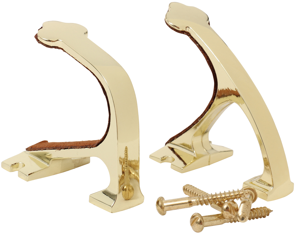 Allen 5641 Gun Hanger Set Brass Wall Mount