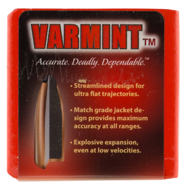 Hornady Traditional Varmint 22 Cal .224 50 gr Spire Point SX - 100/Box