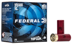 Federal TG128 Top Gun  12Gauge 2.75" 1 1/8oz 8Shot 25 Per Box/10 Case