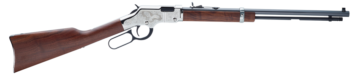 Henry H004SE2 Golden Boy Silver Eagle 2nd Edition 22 S/L/LR 20" 16 LR/21 Short Lever-Action Rifle