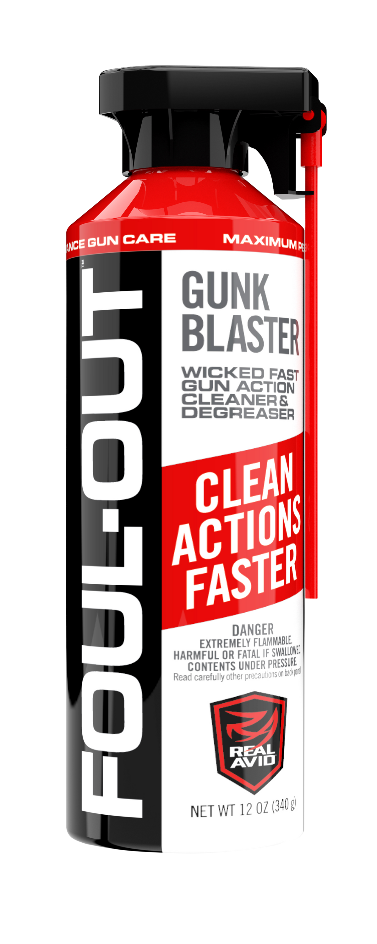 Real Avid Foul-Out Gun Blaster 12 oz Aerosol Cleaner/Degreaser