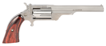NAA Ranger II 22 WMR 4" 5-Shot SAO Stainless Steel Mini-Revolver