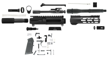 TacFire AR Build Kit 5.56x45mm NATO 7.5" Barrel Black