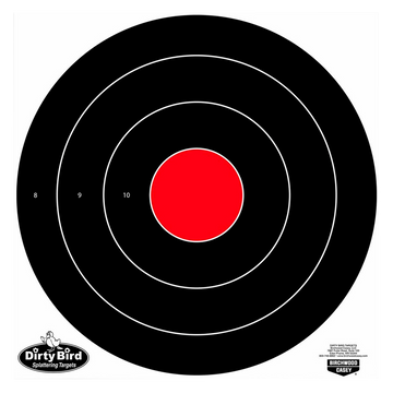 Birchwood Casey Dirty Bird 17.25" Bullseye Tagboard Target 100 Per Pkg