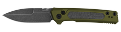 Kershaw Launch 22 7205 3.45" Folding Spear Point Plain CPM MagnaCut OD Green Aluminum/Micarta