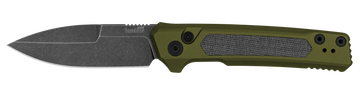 Kershaw Launch 22 7205 3.45" Folding Spear Point Plain CPM MagnaCut OD Green Aluminum/Micarta