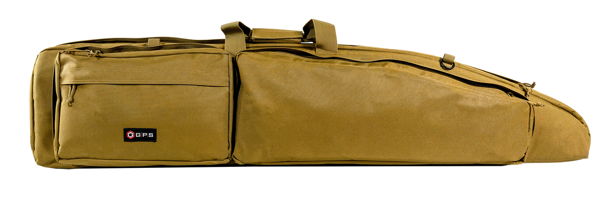 G*Outdoors Double Bolt 50" Tan Rifle Case - Holds 2 Scoped Rifles