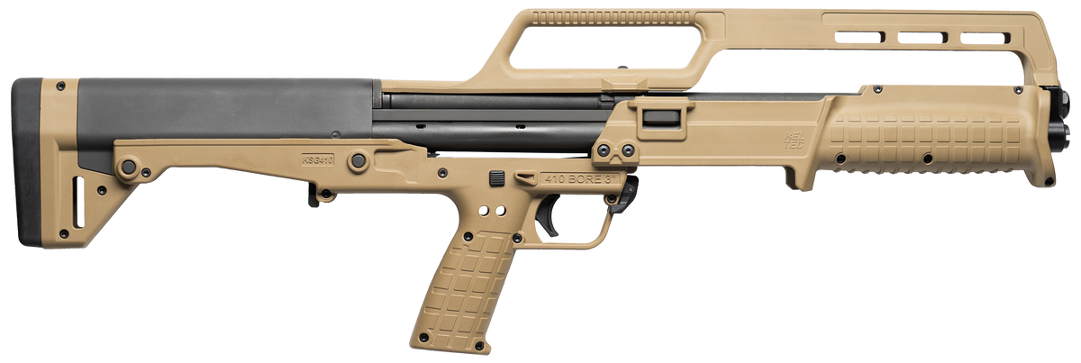 Kel-Tec KSG410 410 Bore 18.5" 10+1 Pump-Action Shotgun - Tan Synthetic Stock