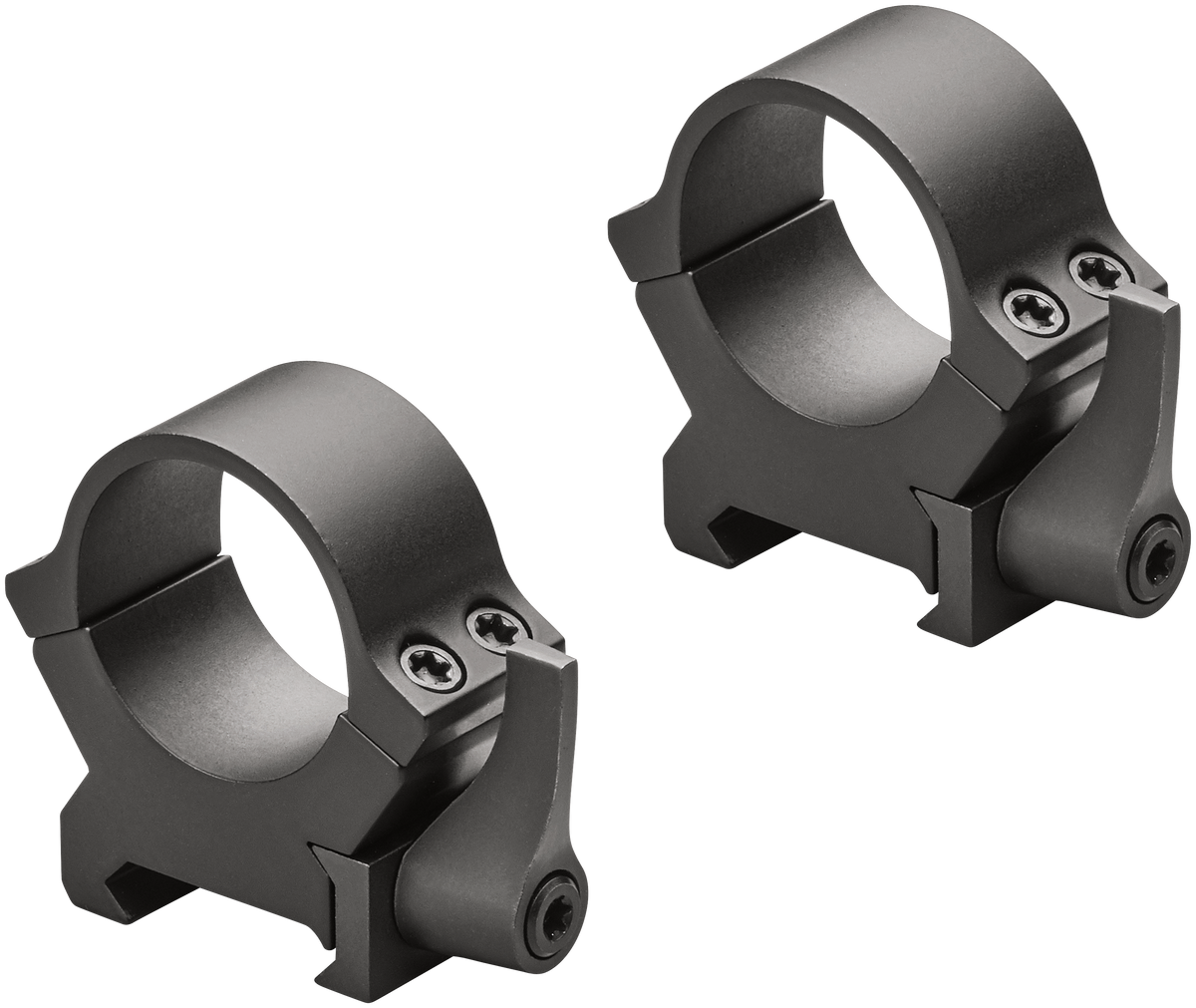 Leupold 174065 QRW2 Cross-Slot 1" Low Matte Black Quick Release Rings