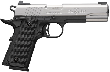 Browning 1911-380 Black Label Full Size .380 ACP 4.25" 8+1 Semi-Auto Pistol