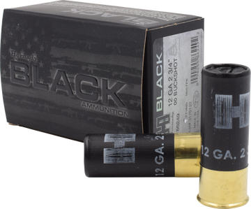 Hornady Black 12 Gauge 2.75" 00 Buck 8 Pellet Buckshot 10 Rd - Box or Case