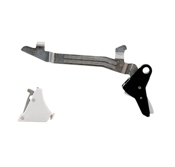 Timney Triggers Alpha Competition 10mm/45 ACP 3 lb Silver Drop-In Trigger for Glock Gen 5 Large Frame