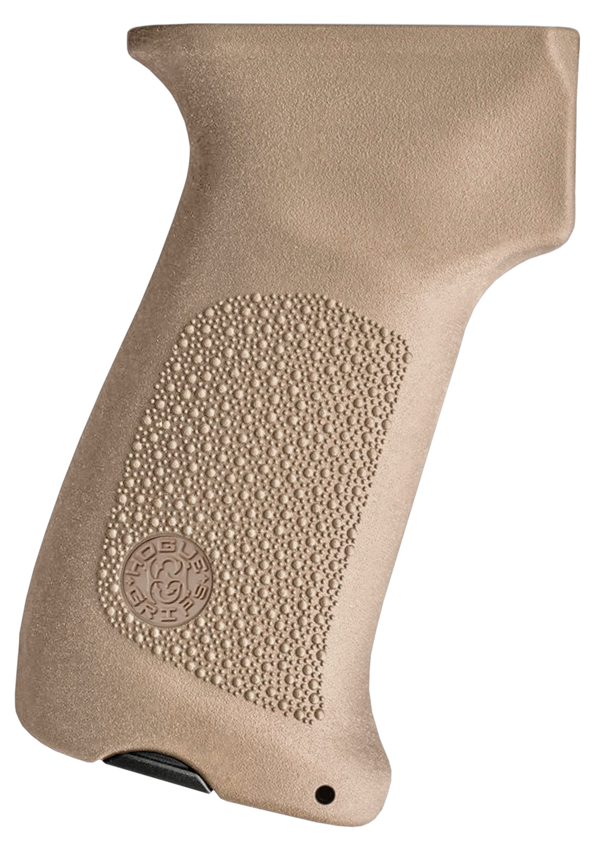 Hogue 74033 AK-47/AK-74 OverMolded Rubber Pistol Grip w/o Finger Grooves FDE