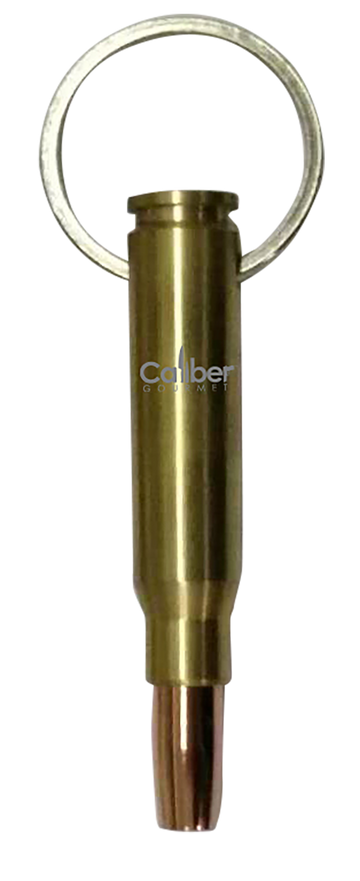 Caliber Gourmet Bottle Opener/Whistle Gold Fired Shell Casing Keychain