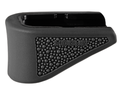 Hogue 18220 Grip Extension Base Pad - Glock 42 6-Rd Magazine - Black Overmolded Rubber
