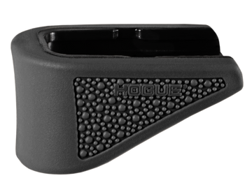 Hogue 18220 Grip Extension Base Pad - Glock 42 6-Rd Magazine - Black Overmolded Rubber