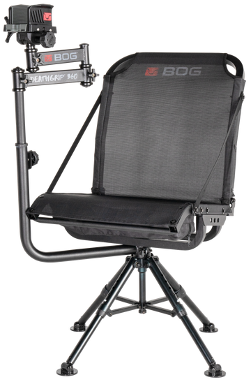 Bog-Pod DeathGrip 360 Aluminum Shooting Rest Chair - Black