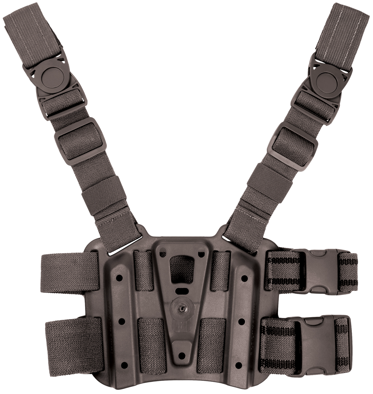 Blackhawk 432000PBK Tactical Holster Platform Carbon Fiber Black Leg Mount