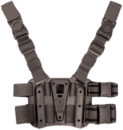 Blackhawk 432000PBK Tactical Holster Platform Carbon Fiber Black Leg Mount