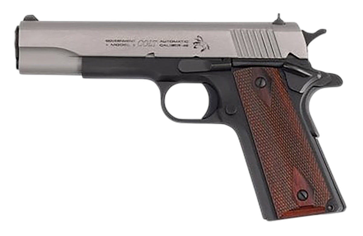Colt Mfg 1911 Government 45 ACP 5" 8+1 Semi-Auto Pistol - Two-Tone