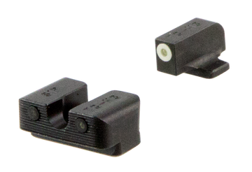 TruGlo Tritium Pro Sig Sauer P-Series #6 Front/#8 Rear Green Tritium Night Sight Set - Black Nitride