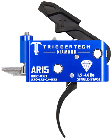 TriggerTech Diamond AR-15 1.5-4 lb Pro Curved Single-Stage Trigger