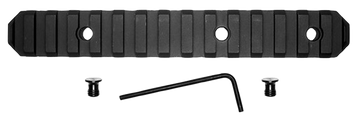 GrovTec GTSW230 6 in 15-Slot KeyMod Picatinny Rail Black Anodized