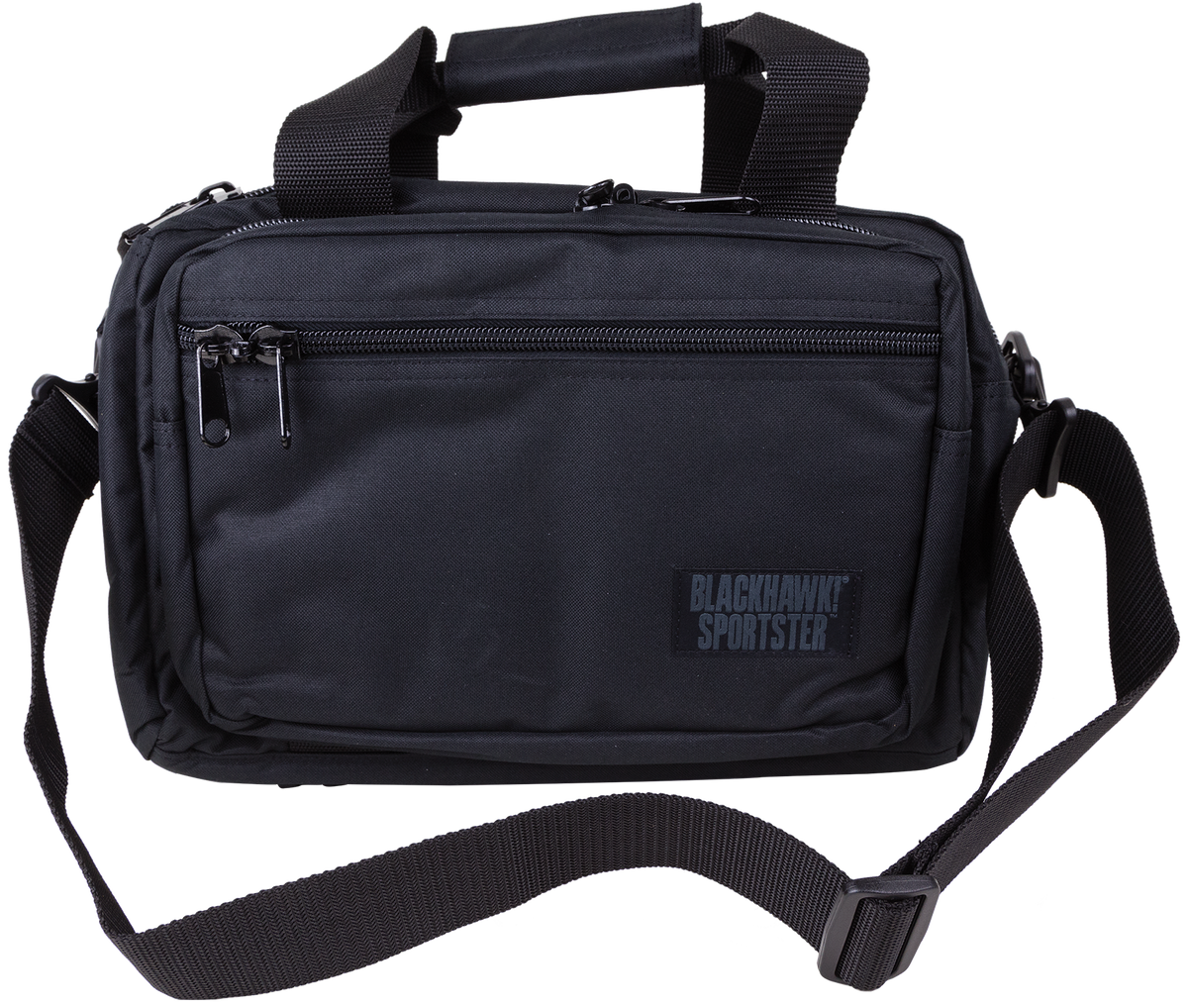 Blackhawk Sportster Deluxe Range Bag Black 600D Polyester - Holds 2 Handguns