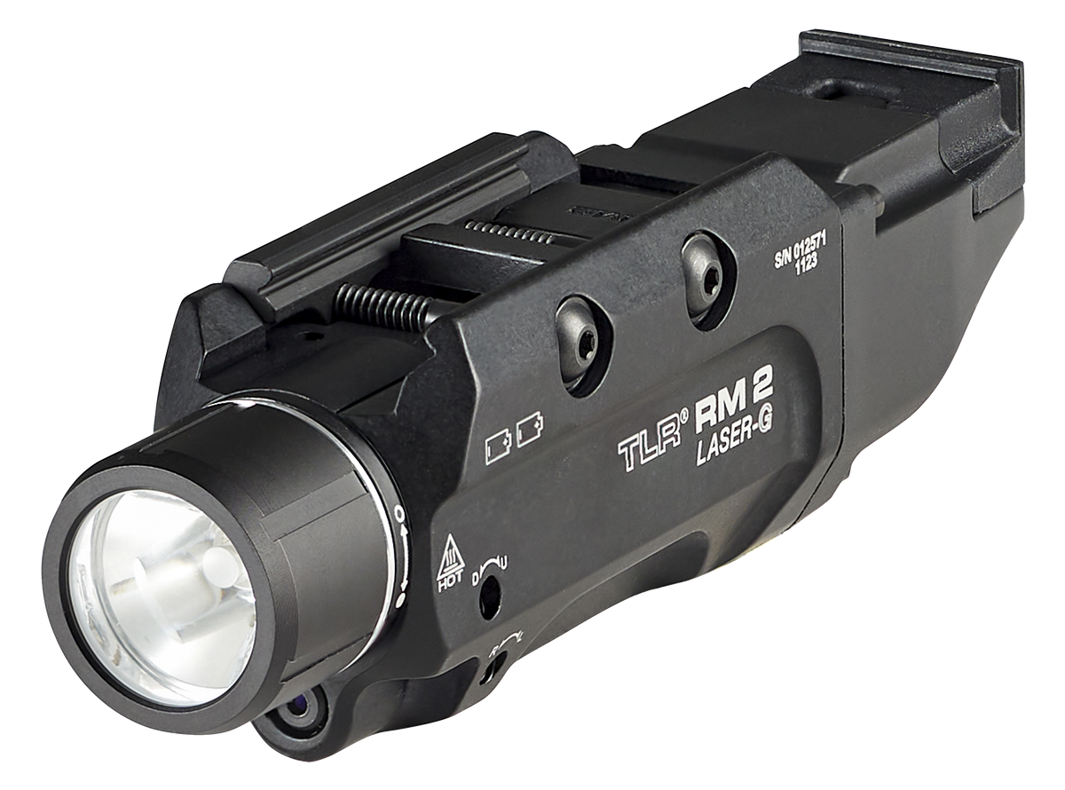 Streamlight 69454 TLR-2 RM w/Laser 1,000 Lumens White LED Green Laser 4.97" Black Anodized Aluminum