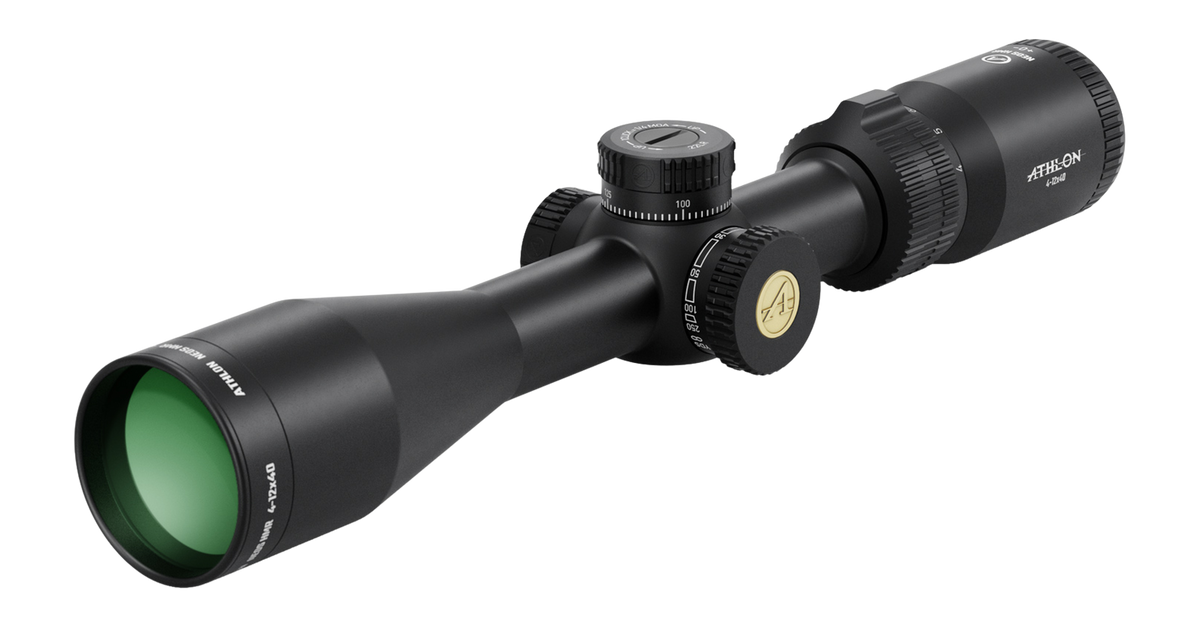 Athlon Neos HMR 4-12x40mm SFP Center-X MOA Riflescope