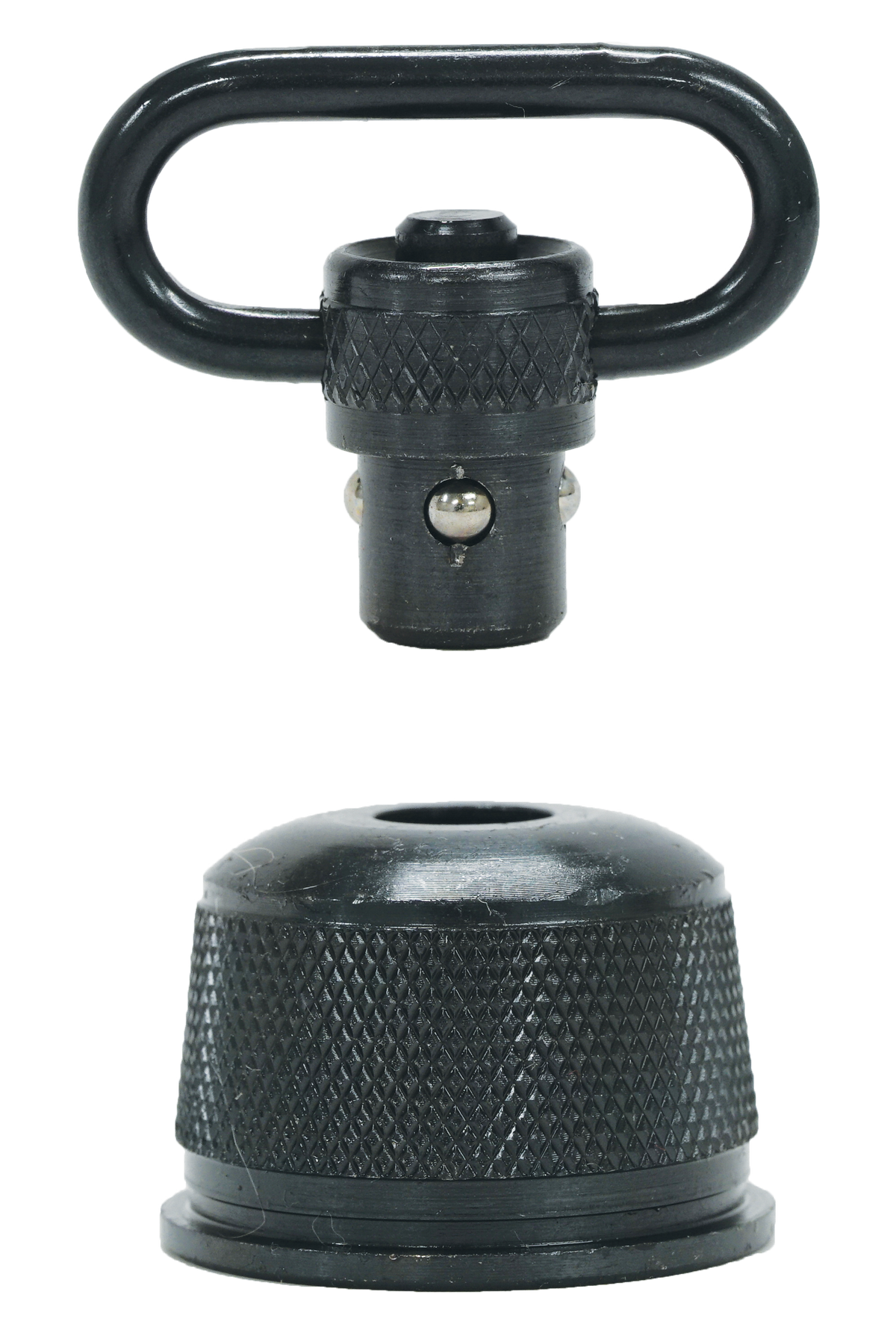 GrovTec GTSW296 Mag Cap Swivel Set 1" Push Button Black Oxide Remington 870 Express 12 Gauge Steel