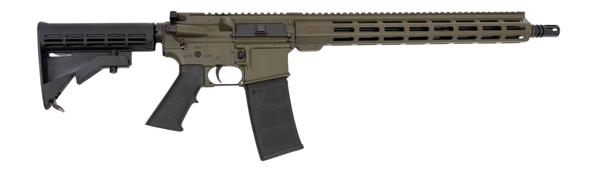 Andro Corp Industries ACI-15 Bravo 5.56 NATO 16" 30+1 Semi-Auto Rifle - OD Green