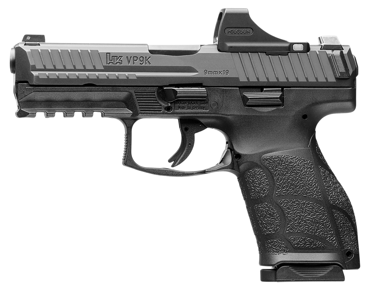 HK VP9A1 K Optics Equipped 9mm Luger 4.09" 10+1 Semi-Auto Pistol - CA Compliant