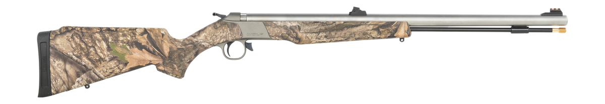 CVA Wolf 50 Cal 24" Single Shot Muzzleloader - Stainless Realtree APX