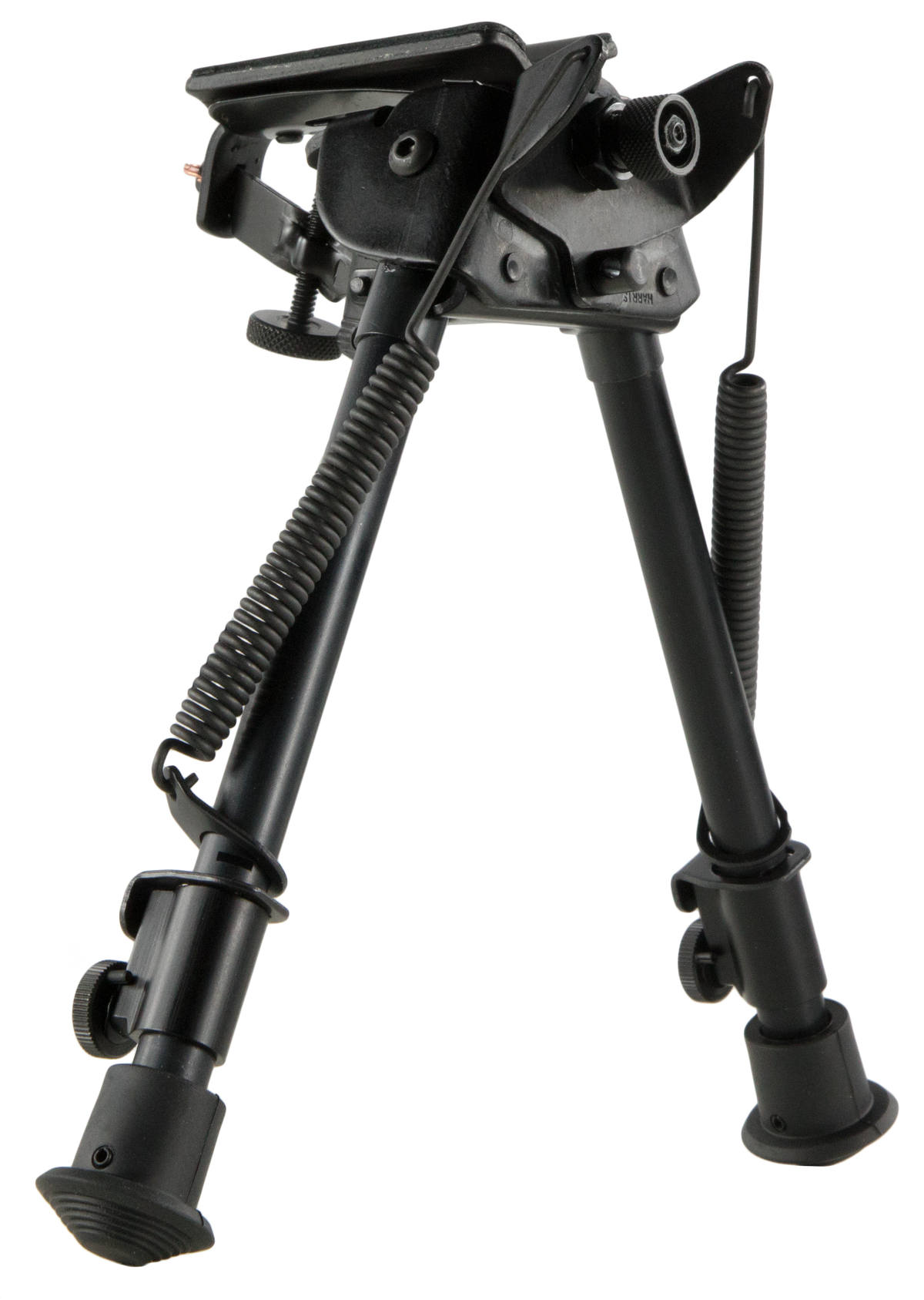 Harris S-L Series S Model L Swivel Bipod 9-13" Sling Swivel Stud Rubber Feet - Black Anodized Steel/Aluminum