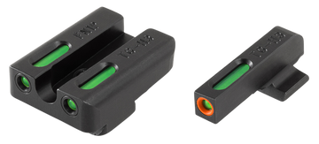 TruGlo TFX Pro FNX-40/FNP-40/FNS-40 Tritium Fiber Optic Sight Set - Black Nitride