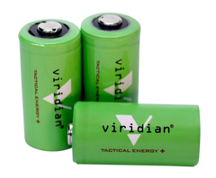 Viridian 3500006 CR123A Lithium 3V 1,750 mAh Batteries 3-Pack