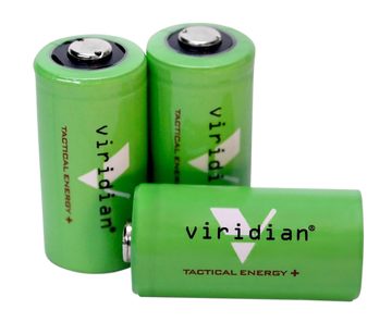 Viridian 3500006 CR123A Lithium 3V 1,750 mAh Batteries 3-Pack
