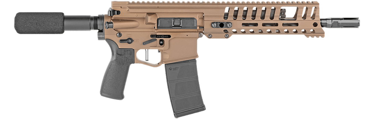 Patriot Ordnance Factory P415 Edge 300 Blackout 10.5" 30+1 Semi-Auto Pistol - Burnt Bronze Cerakote